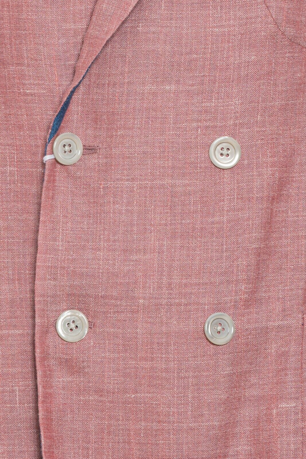 2380$ BELVEST Reversible Jacket Wool Silk Linen Blue / Pink 40 US / 50 EU 8R