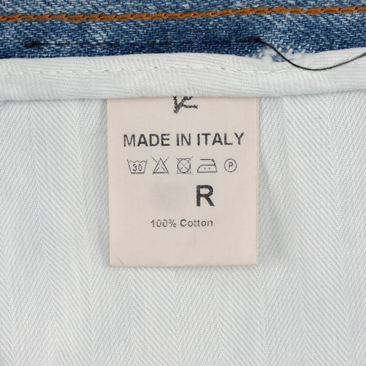 795$ ISAIA NAPOLI Light Blue Denim Jeans Pant Cotton - Leather Tag Straight Leg