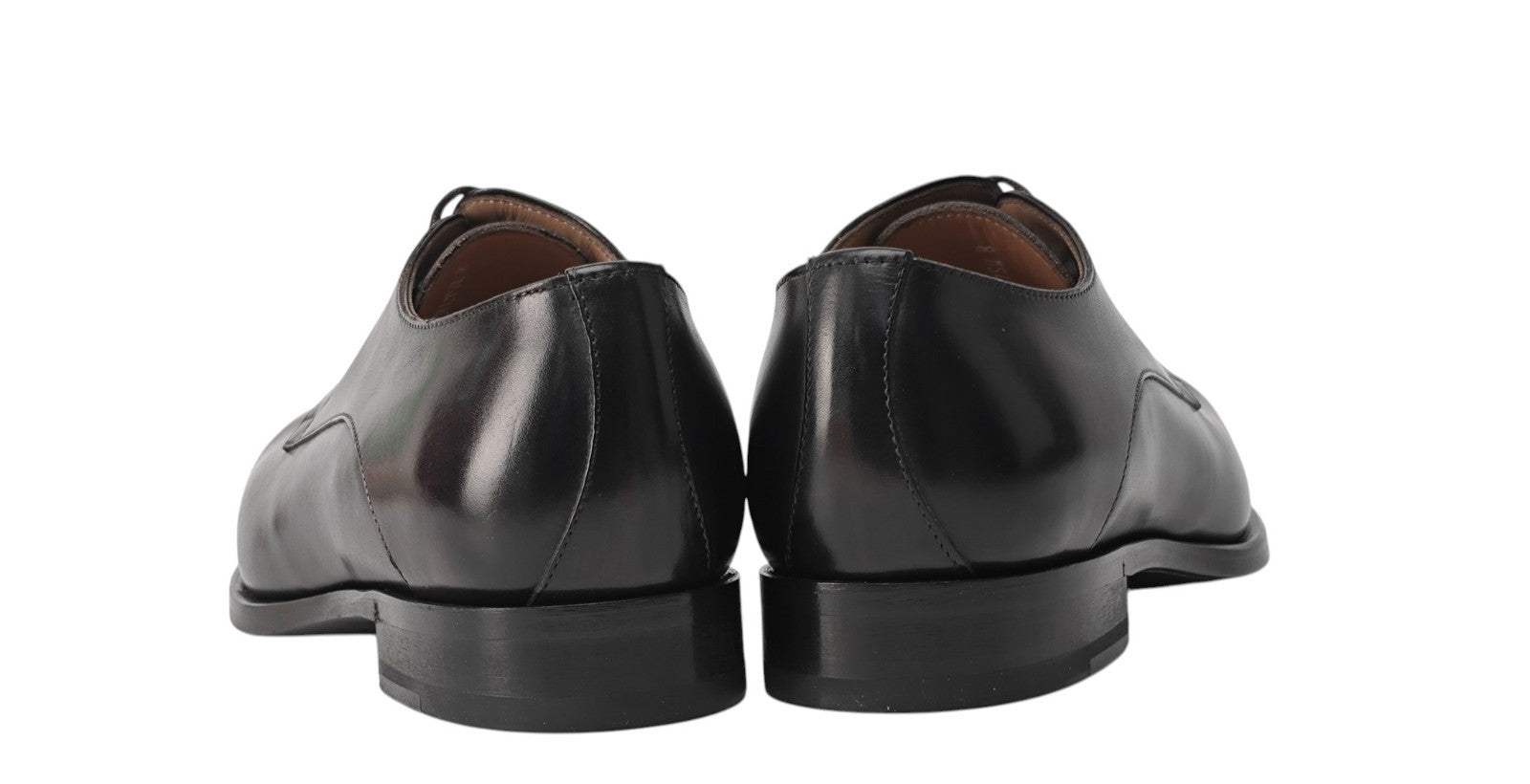 1350$ TESTONI Derby Shoes Antique Lux Calf Cigar 8 UK / 9 US / 42 IT