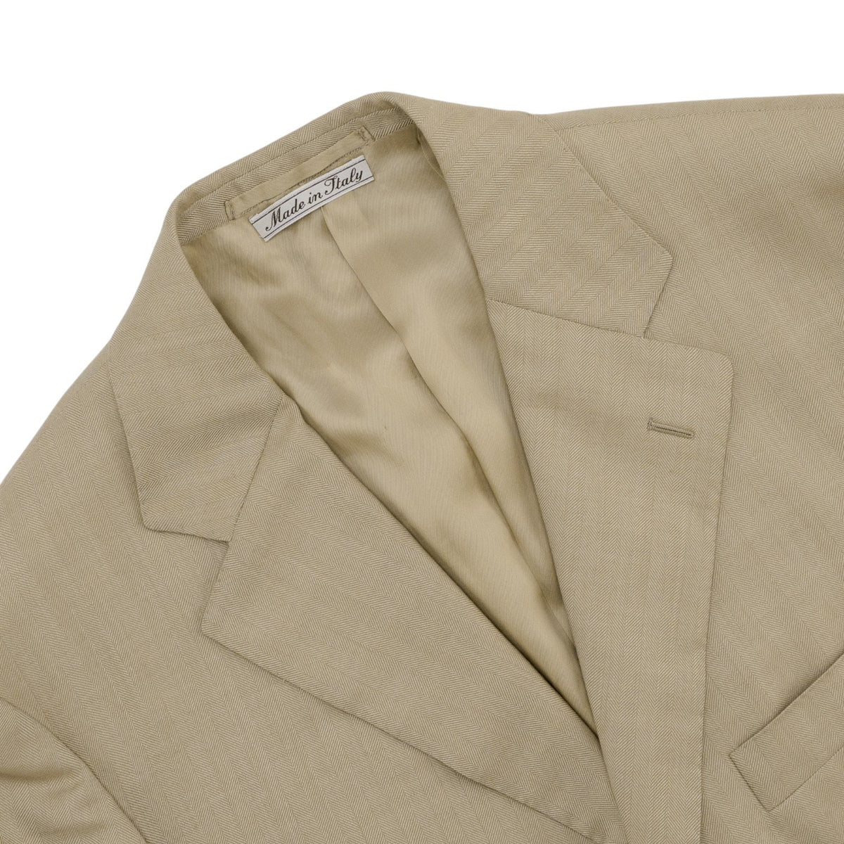 1950$ BERGDORF GOODMAN Jacket Sport Coat Sand 100% Cashmere 40 US / 50 EU