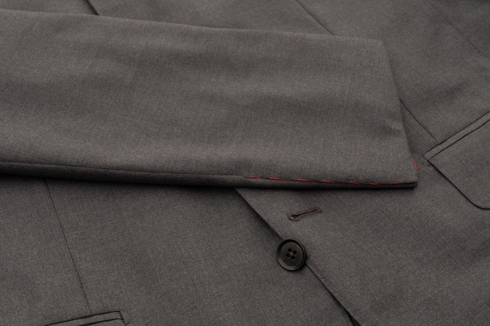 $5200 ISAIA NAPOLI Medium Gray Blazer Sport Coat Wool 130's 42 US / 52 EU 7R