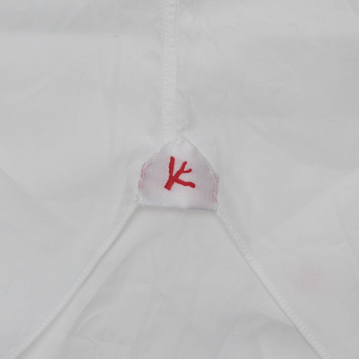 750$ ISAIA NAPOLI "Mix" Dress Shirt Hand-Sewn White Fine Cotton 15.75 - 40
