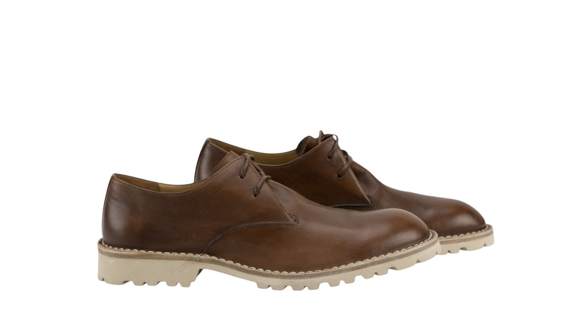 1200$ TESTONI La Thuile Piuma Construction Derby Shoes Calf 8 UK / 9 US / 42 IT