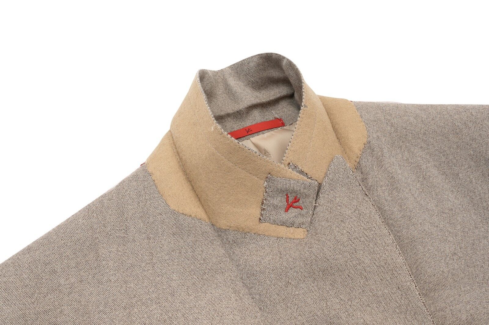 $5400 ISAIA NAPOLI Tan Jacket Sport Coat Cashmere / Silk / 40 US / 50 EU 8R