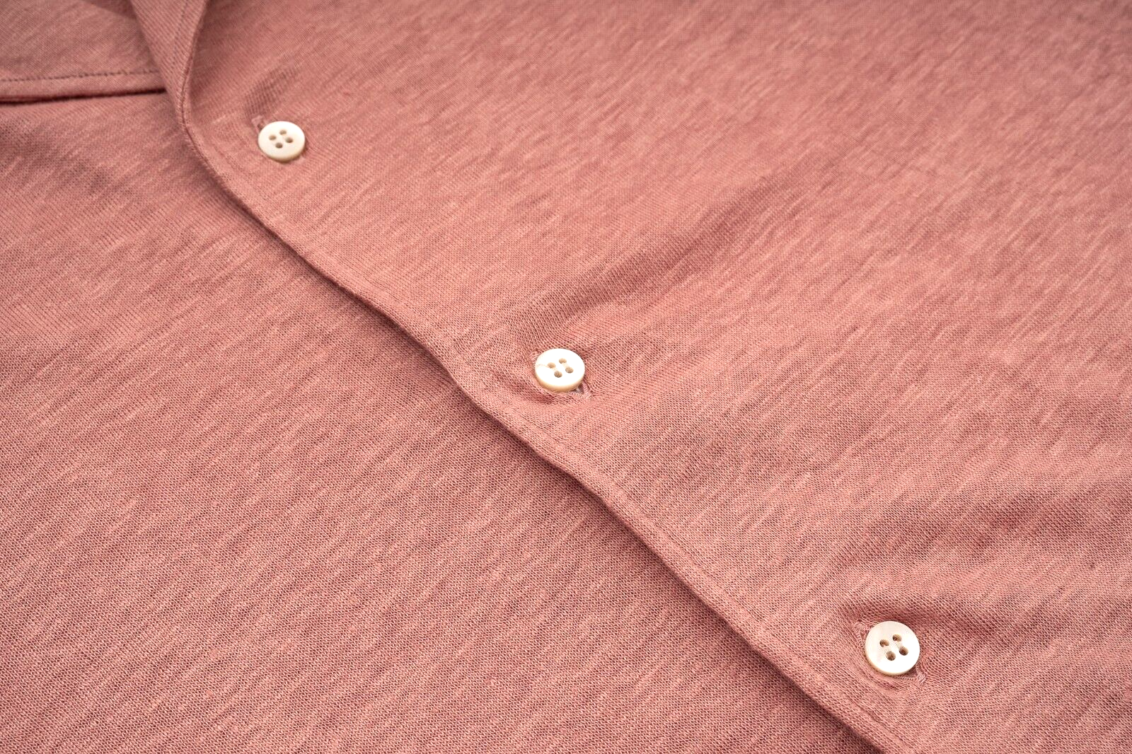 1400$ LUXURY MAROL BOLOGNA "Capri" Shirt Peach 100% Irish Linen 15.5 - 39