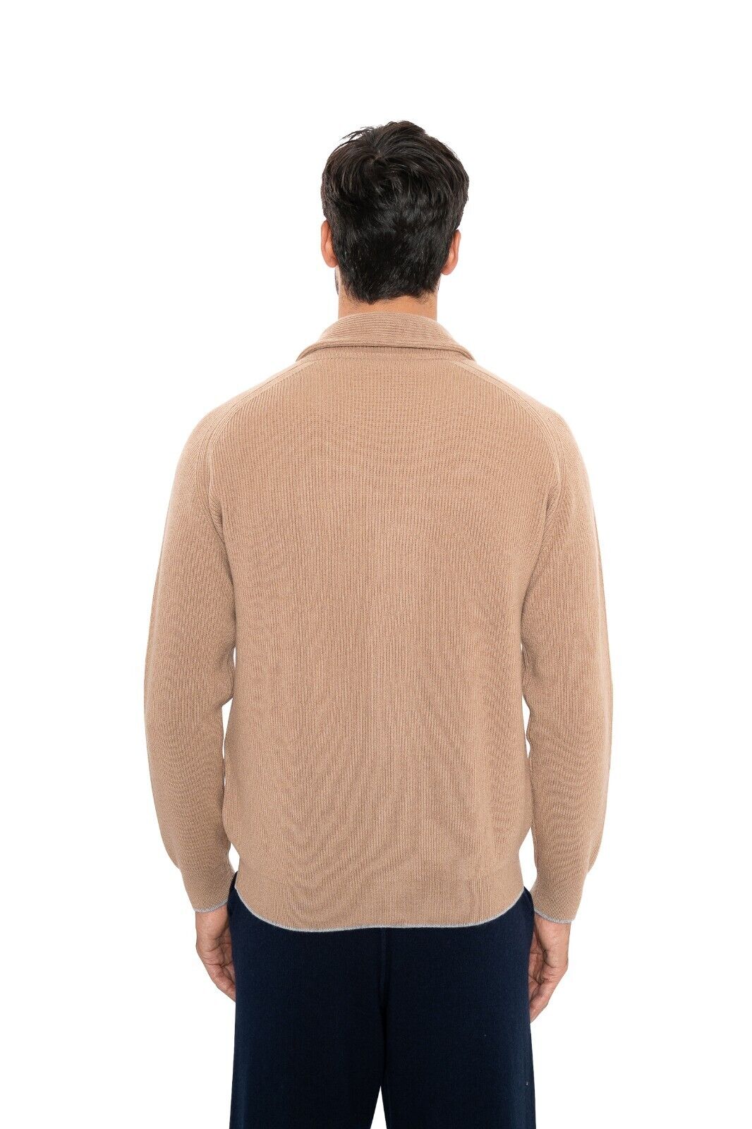 $2500 FEDELI "Terminillo" Brown Cardigan Jacket 100% Cashmere 42 US / 52 EU