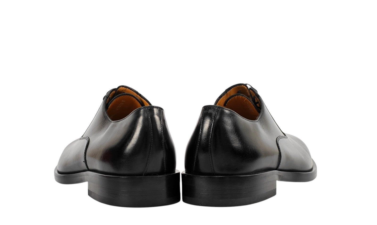 1200$ TESTONI Oxford Shoes Black Lux Calf 8 UK / 9 US / 42 IT