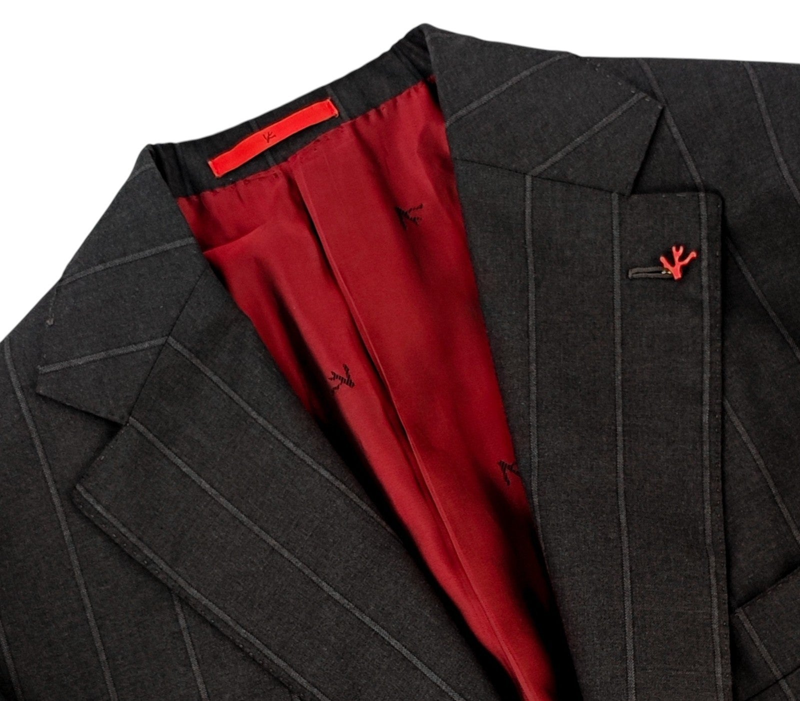 $6100 ISAIA NAPOLI Dark Gray Sport Coat Fine Wool Super 200's 42 US / 52 EU 7R