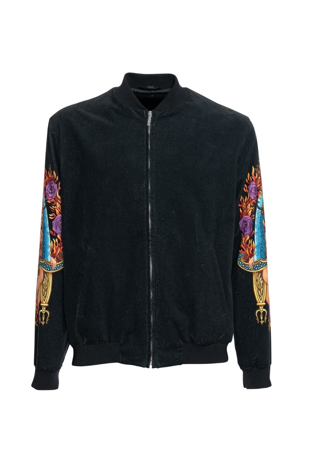 2000$ ITALO FERRETTI Bomber Jacket Cotton & Lining in 100% Silk 40 US / 50 EU