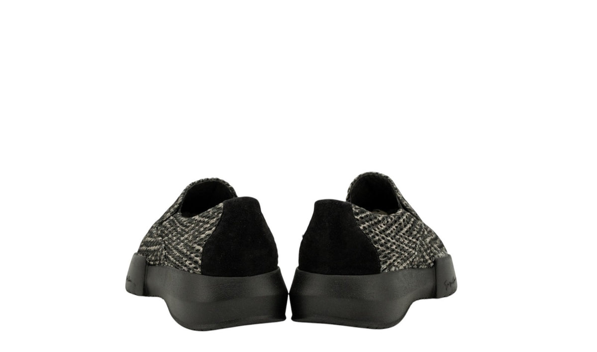 1150$ GIORGIO ARMANI Runway Shoes Woven Mesh Tech + Suede 5 UK / 6 US / 39 IT