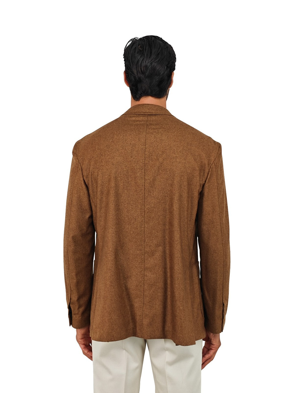 $2200 RUBINACCI NAPOLI Brown Jacket Sport Coat 100% Soft Cashmere 44 US / 54 EU