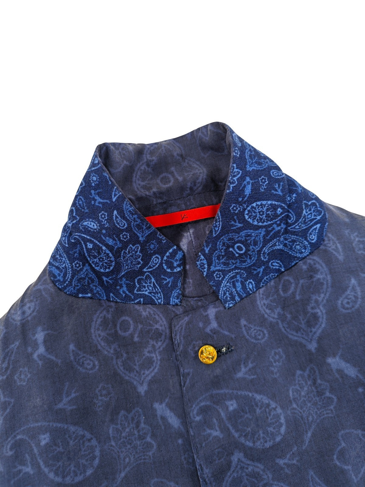 $5500 ISAIA NAPOLI "MARADONA 10" Blue Jacket Sport Coat 100% Silk 34 US / 44 EU