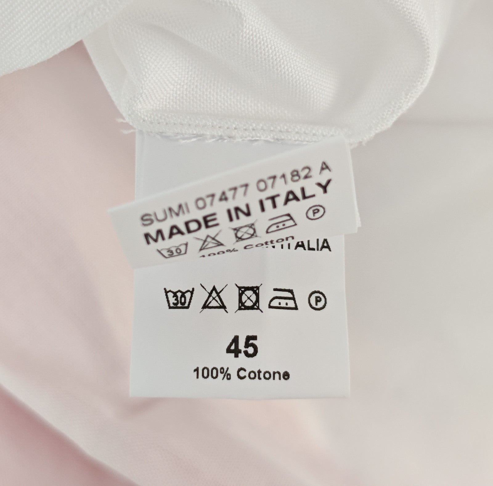 790$ ISAIA "Mix" White Dress Shirt French Cuffs Hand-Sewn Oxford Cotton 2W