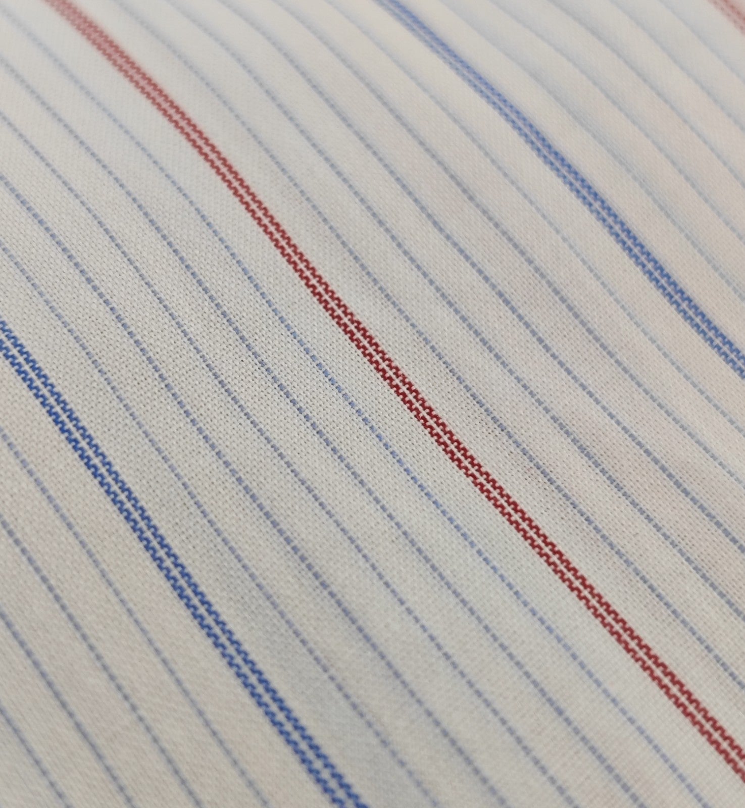 730$ ISAIA NAPOLI "Mix" White Striped Dress Shirt Button Down Fine Cotton
