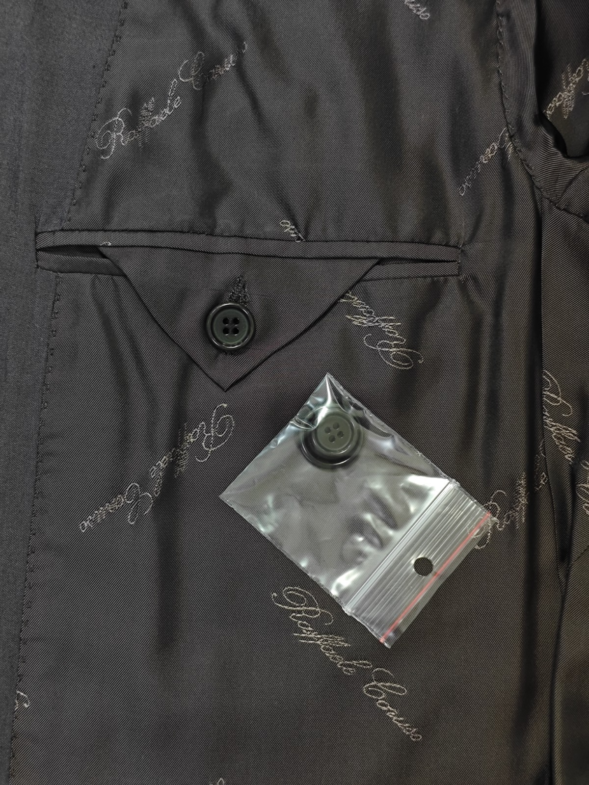 $1600 RAFFAELE CARUSO Gray Suit 100% Silk Mill 42 US / 52 EU 7R