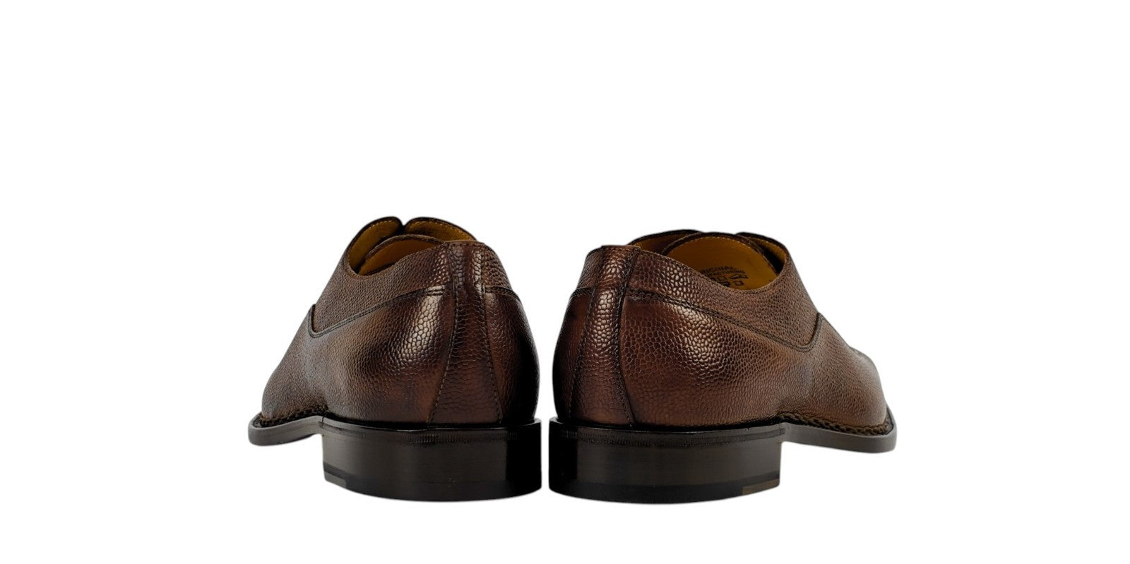 1800$ TESTONI Oxford Shoes Norwegian Welted Caviar Calf 8 UK / 9 US / 42 IT