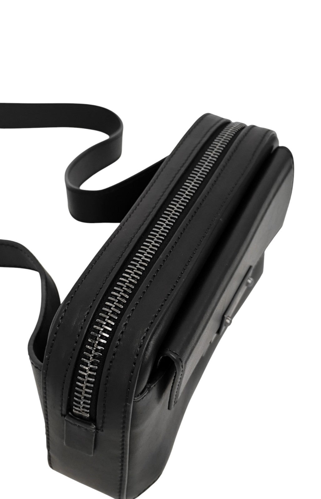 1070$ PINEIDER FIRENZE 1774 "Metro Smooth" Bumbag Belt Bag Calf Black