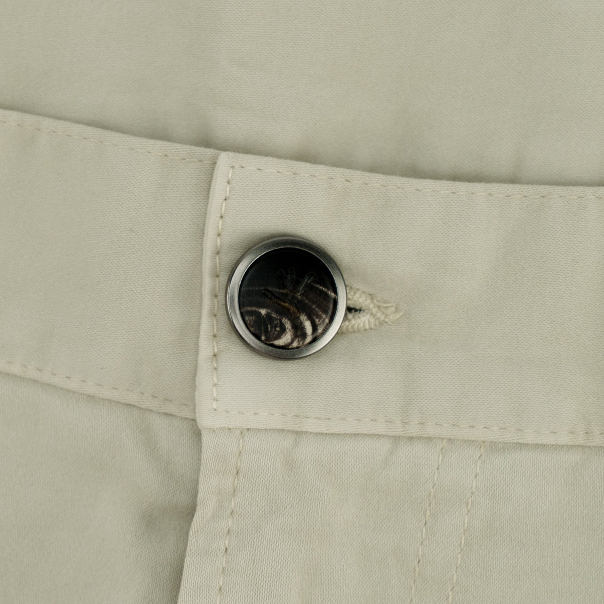 850$ ISAIA NAPOLI Light Gray 5 Pocket Pant Cashmere Cotton Slim Fit