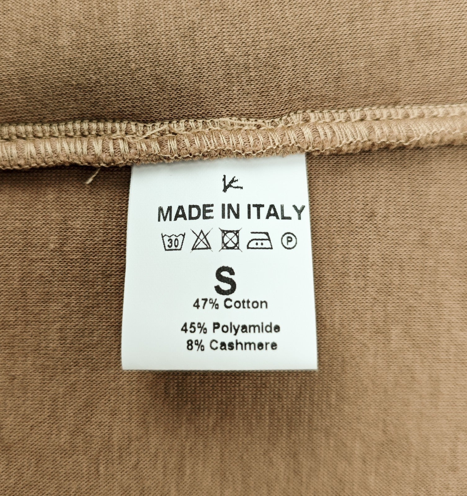 $1850 ISAIA NAPOLI Beige Full Zip Track Jacket Wool - Cashmere Size S