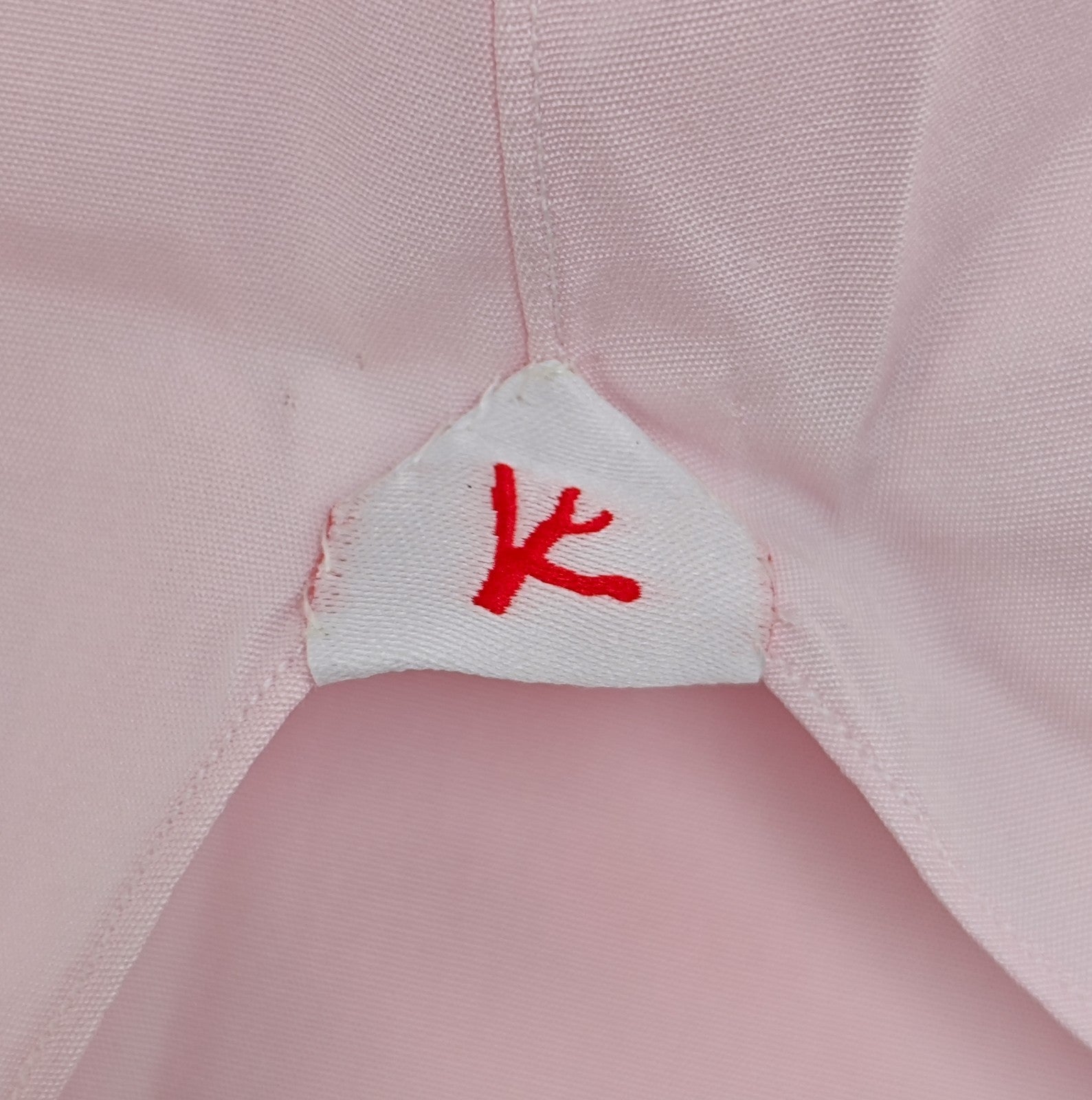 730$ ISAIA NAPOLI "Mix" Dress Shirt Light Pink Solid Medium Cotton 15.5 - 39