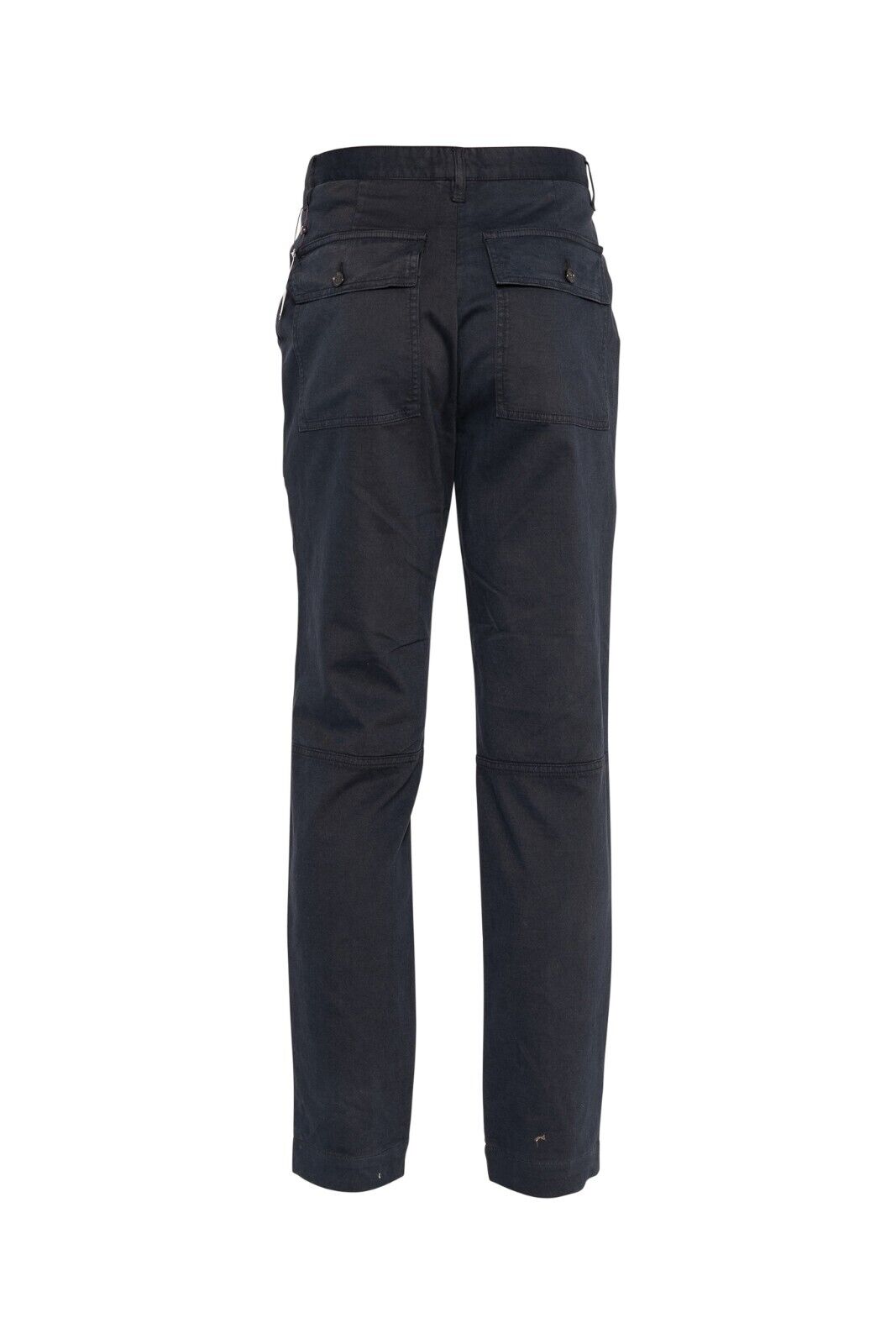 690$ ISAIA NAPOLI Blue Navy Chino Trousers Pant Cotton / Cashmere 32 US / 48 EU