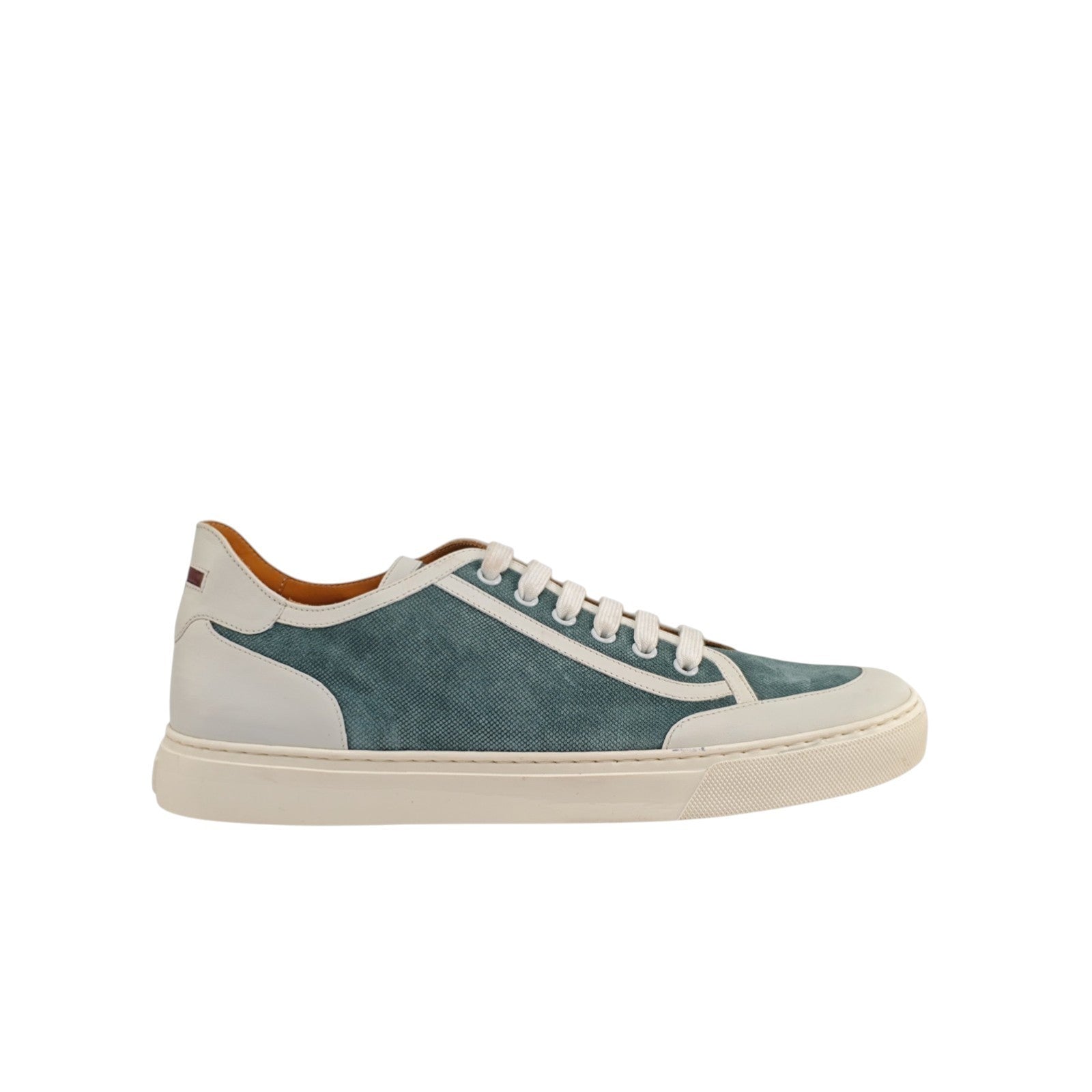 750$ TESTONI "Napoli" Sneaker Shoes Canvas Suede + Calf 8 UK / 9 US / 42 IT