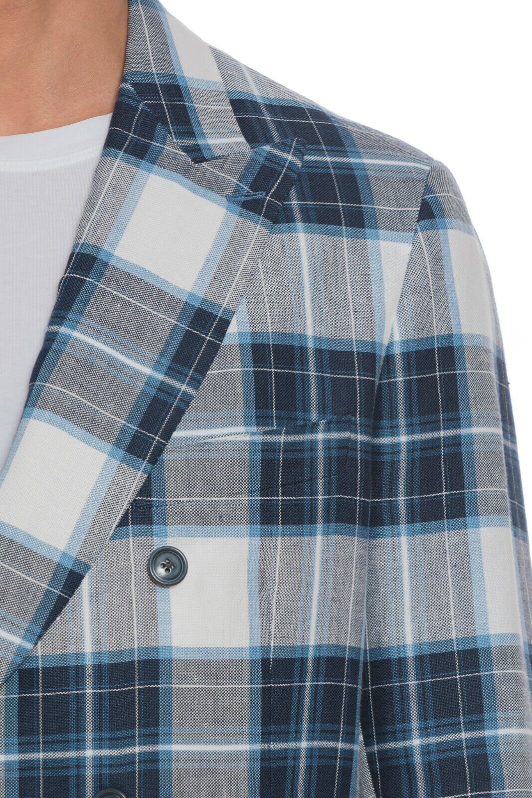 2150$ BELVEST Double Breasted Jacket Linen Cotton 42US / 52US  7R JACKETINTHEBOX