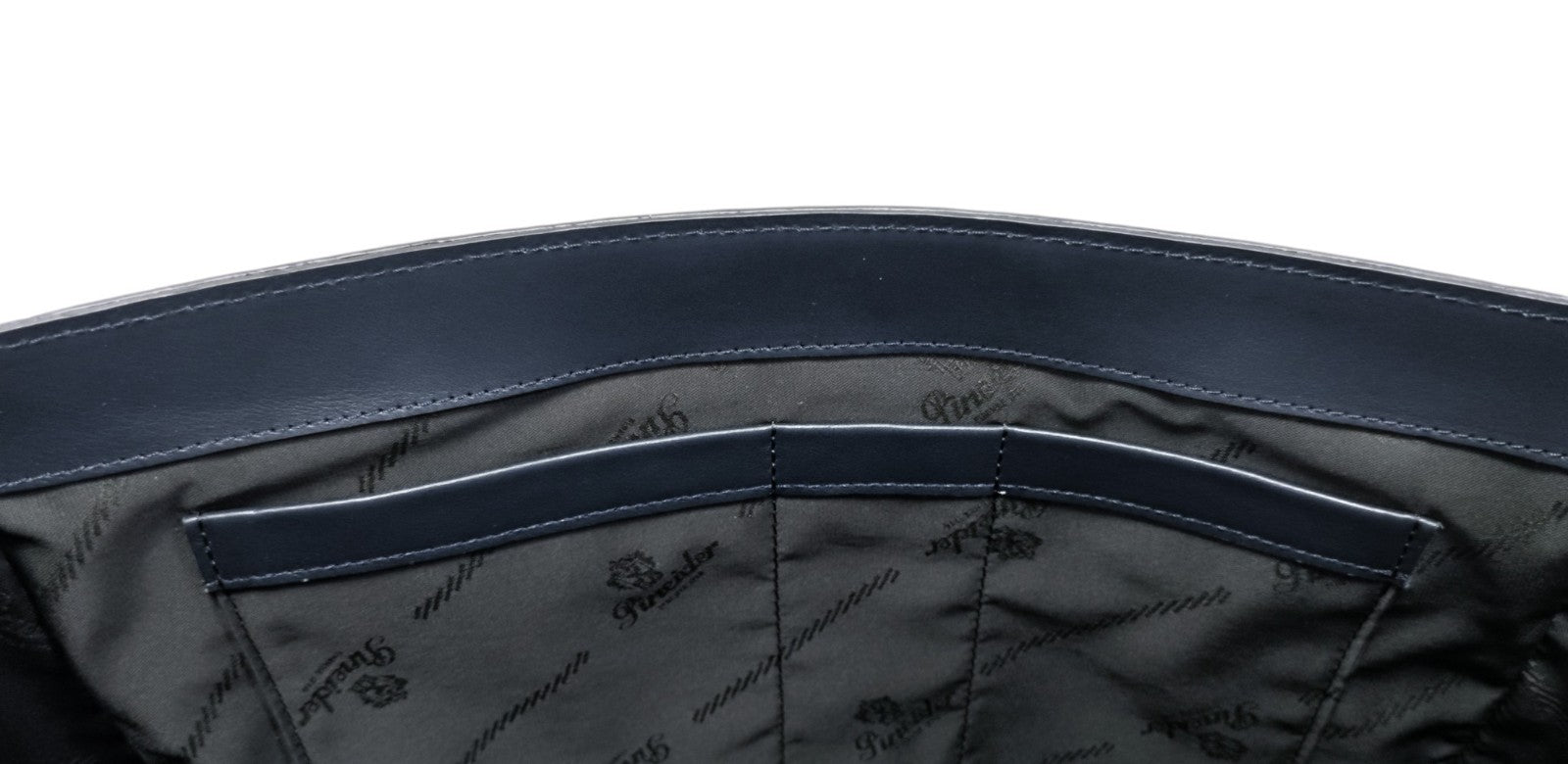1050$ PINEIDER FIRENZE 1774 "Bottolato" Blue Grain Calf Work Messenger Bag