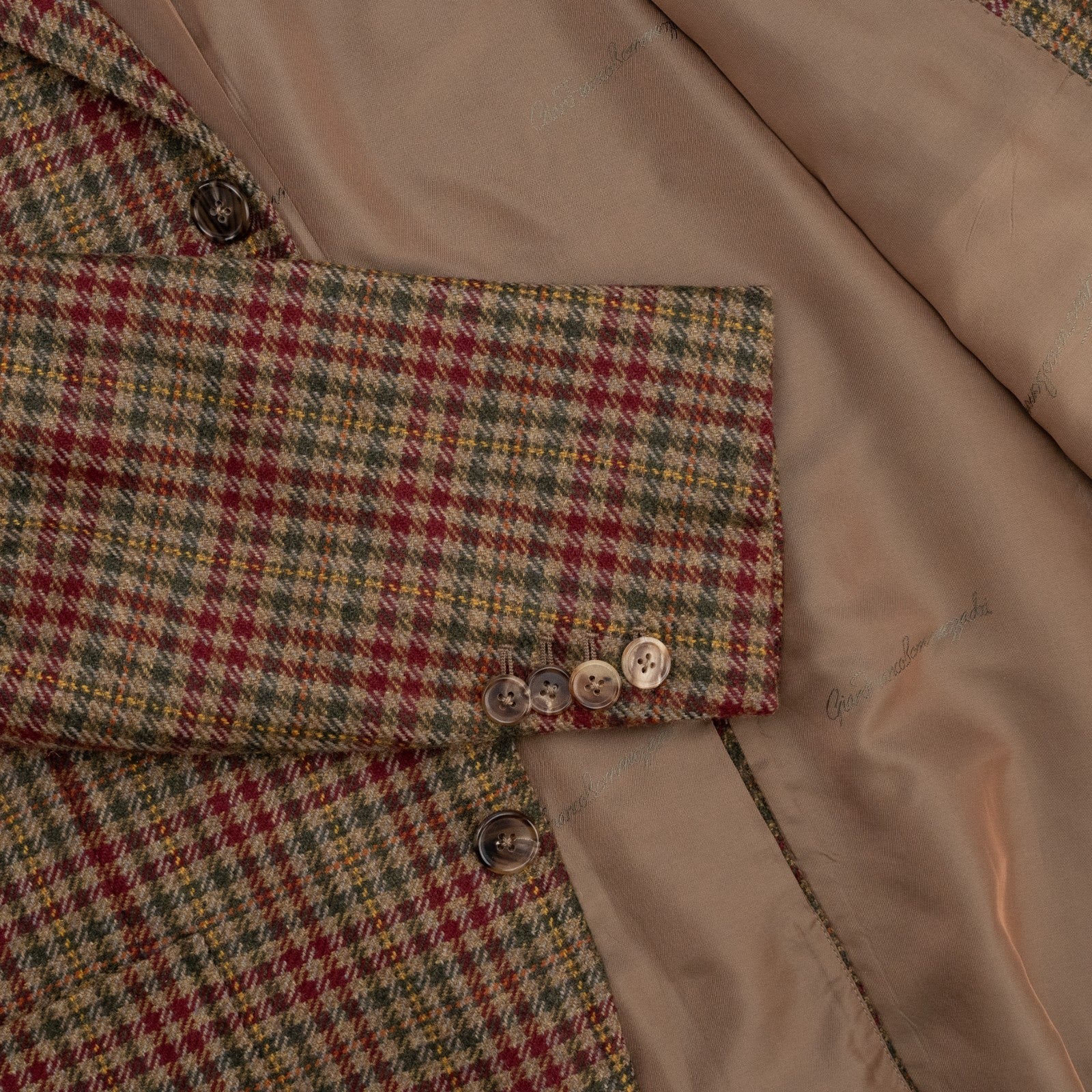 1650$ BONMEZZADRI by CARUSO Jacket Sport Coat 100% Cashmere Brown 38 US / 48 IT