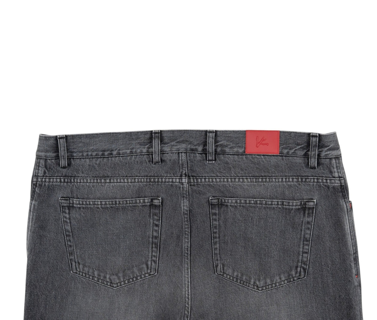 795$ ISAIA NAPOLI "SpaccaNapoli" Grey Jeans Pant Cotton Regular Fit 40 US /56 EU