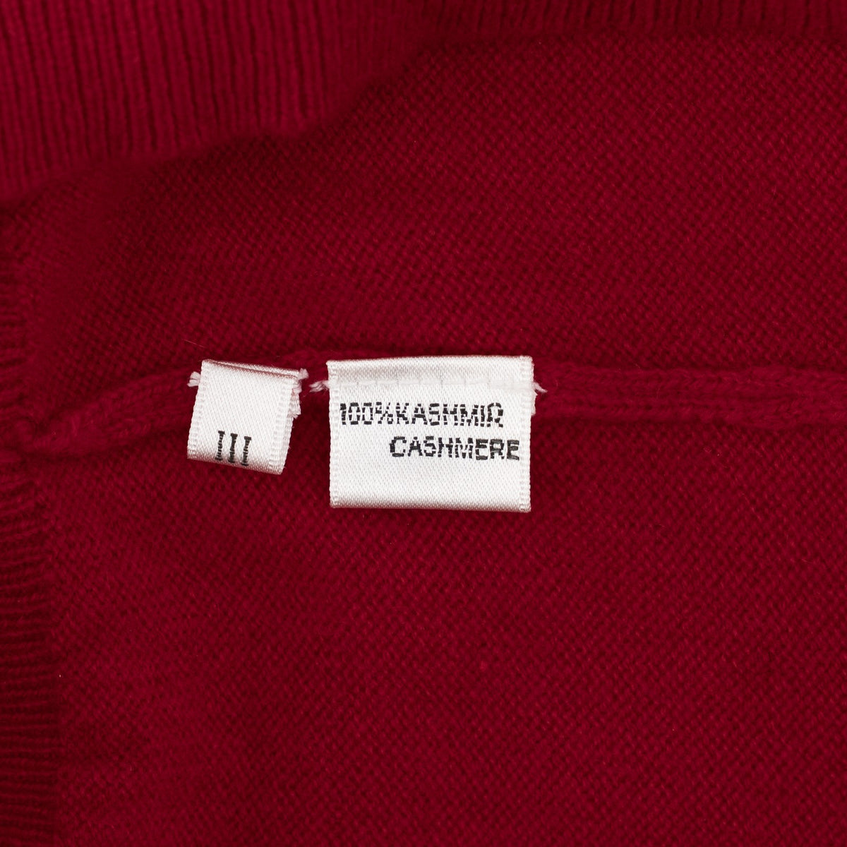 820$ RUBINACCI NAPOLI Red Sweater Ultra Soft 100% Cashmere 38 US / 48 EU