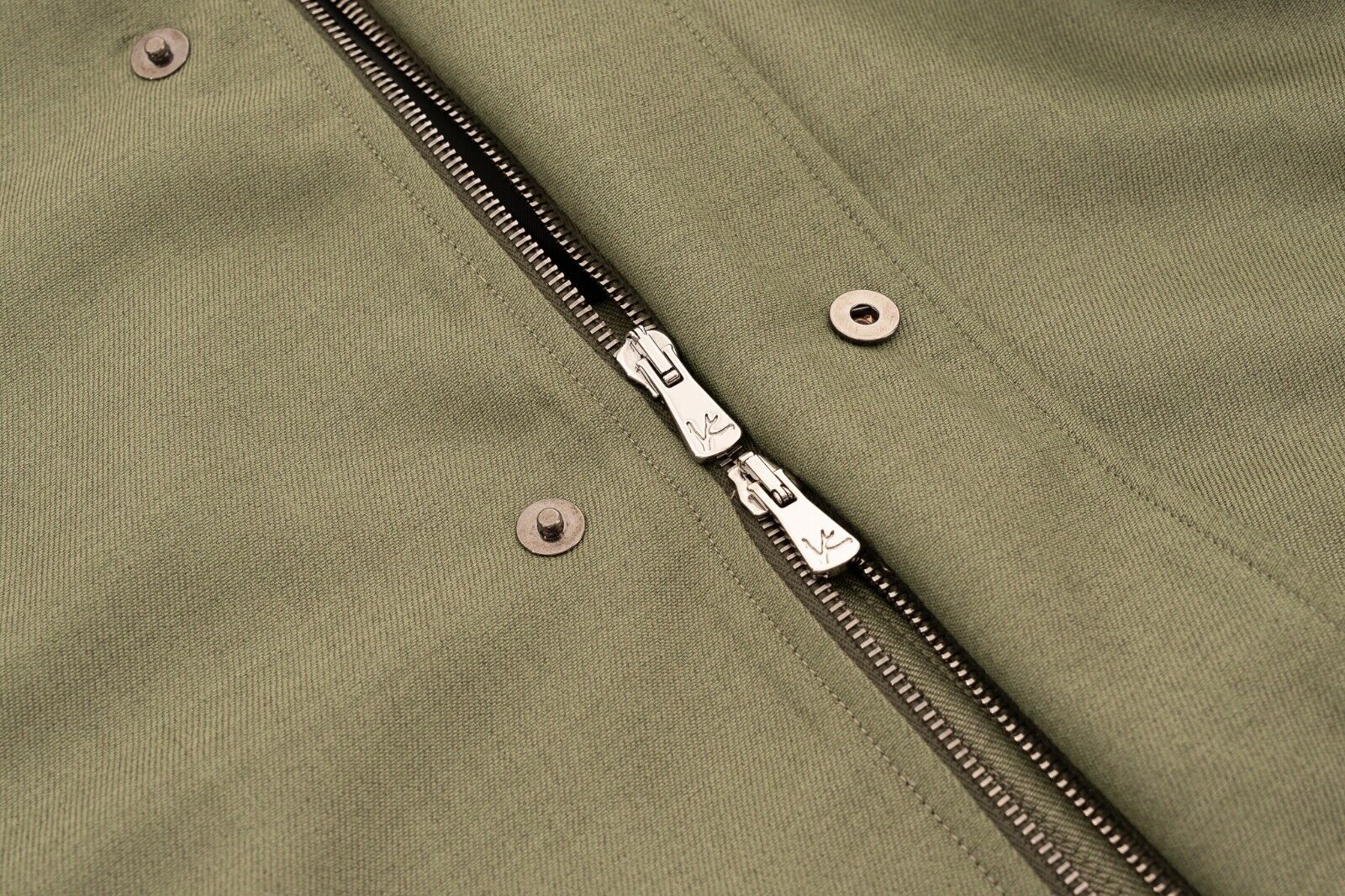 $3900 ISAIA NAPOLI Green Hood Parka Belted Coat Wool Cashmere 38 US / 48 EU