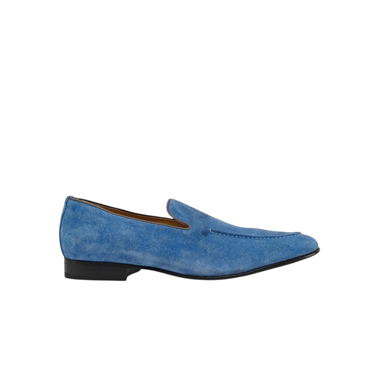1250$ TESTONI "Pompei" Loafer Shoes Suede Calf Seaside 8 UK / 9 US / 42 IT