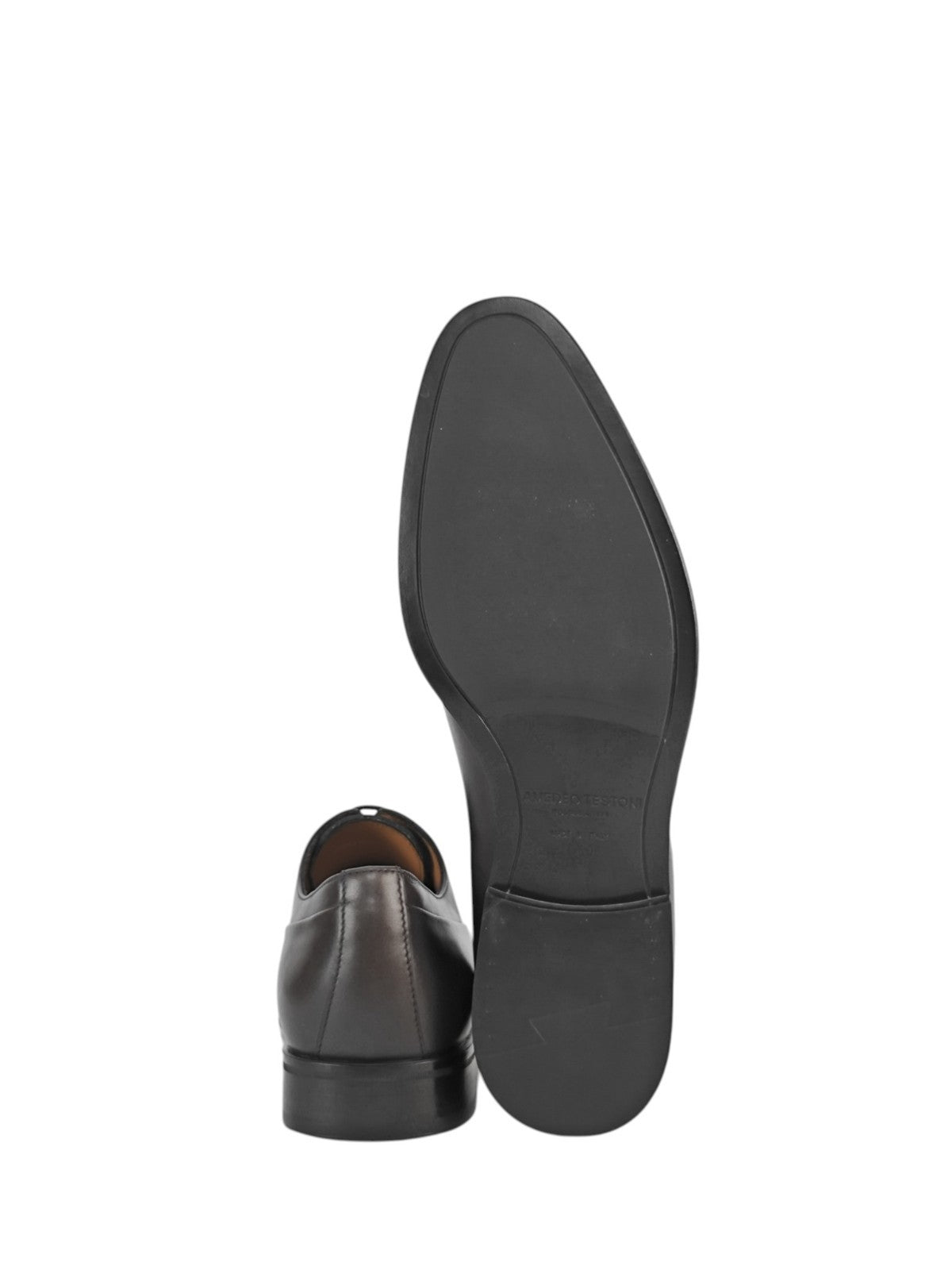 1100$ TESTONI "Salerno" Oxford Shoes Vintage Calf Taupe 8.5 UK 9.5 US 42.5 IT