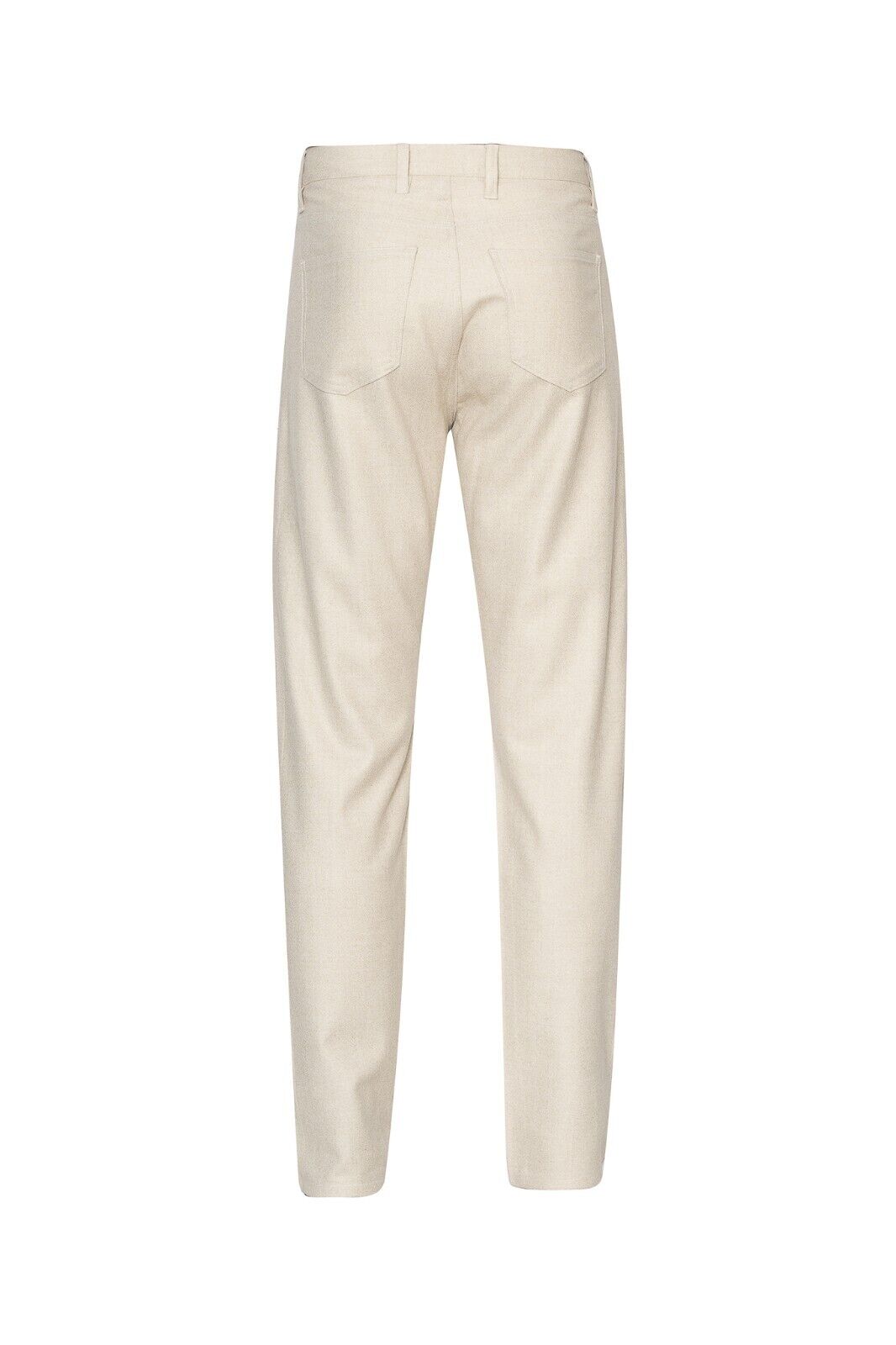 1050$ ISAIA NAPOLI Beige Trousers Sartorial Pant 5 Pockets Wool