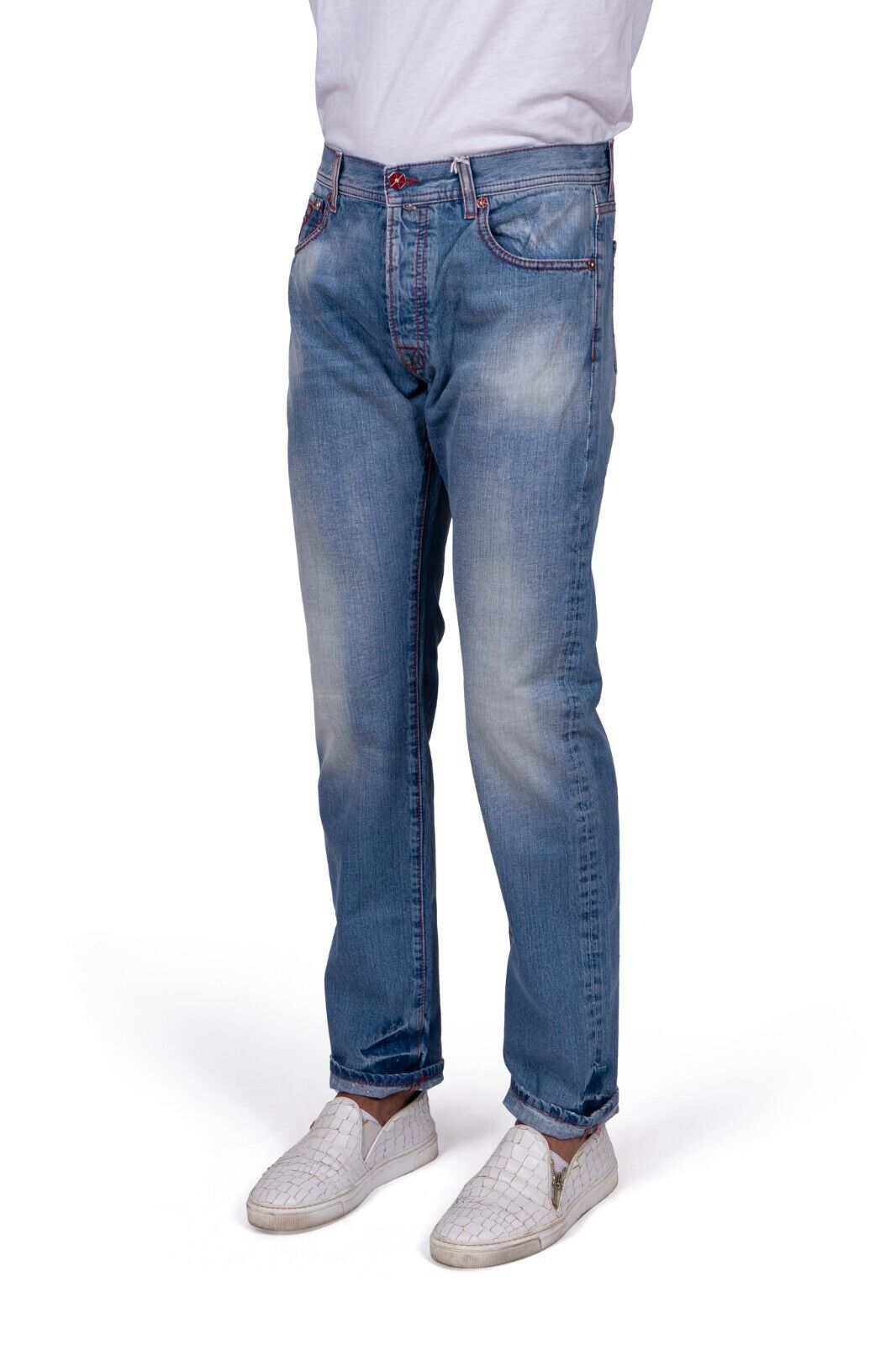 1500$ GERLIN Jeans Pant Cotton + Crocodile Tag 34 US / 50 EU BIJAN