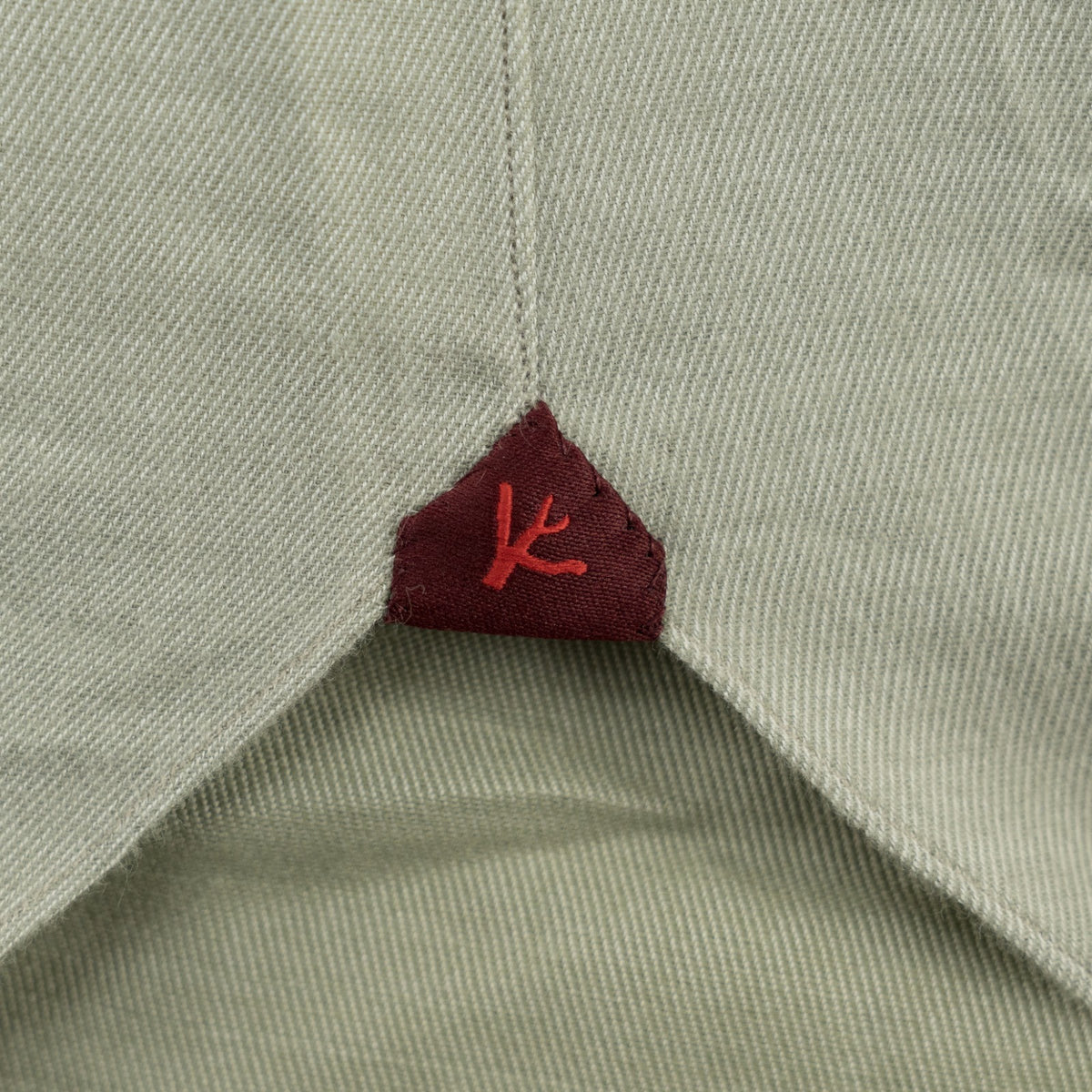 710$ ISAIA NAPOLI "Mix" Dress Shirt Pocket Light Green Twill Cotton 15 - 38