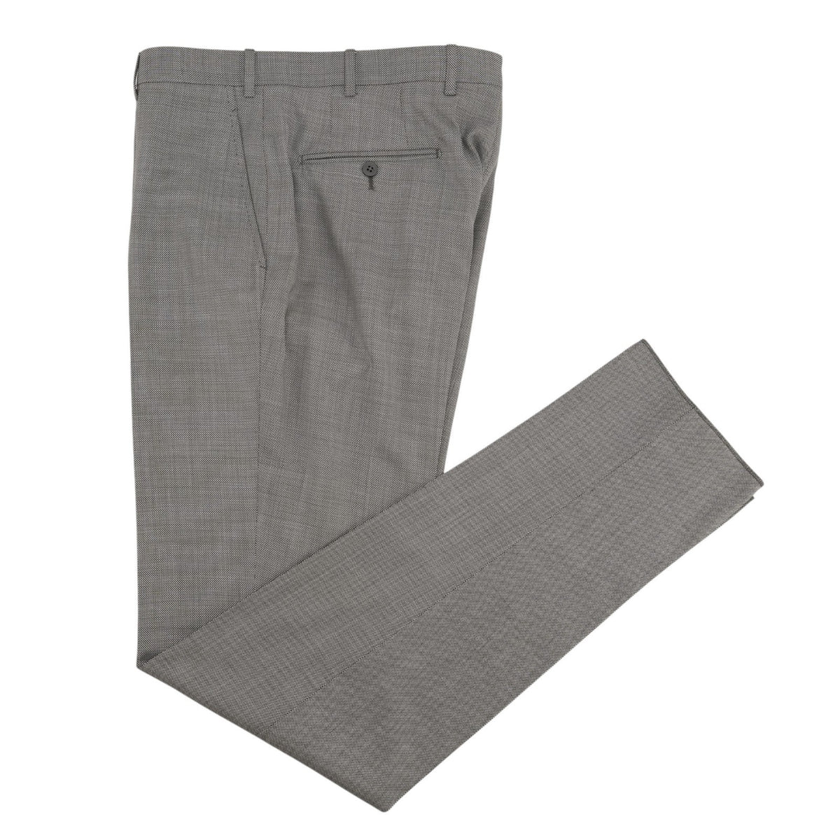 $6850 ISAIA NAPOLI "Capri" Gray Suit Hand-Sewn Fine Wool Grisaglia