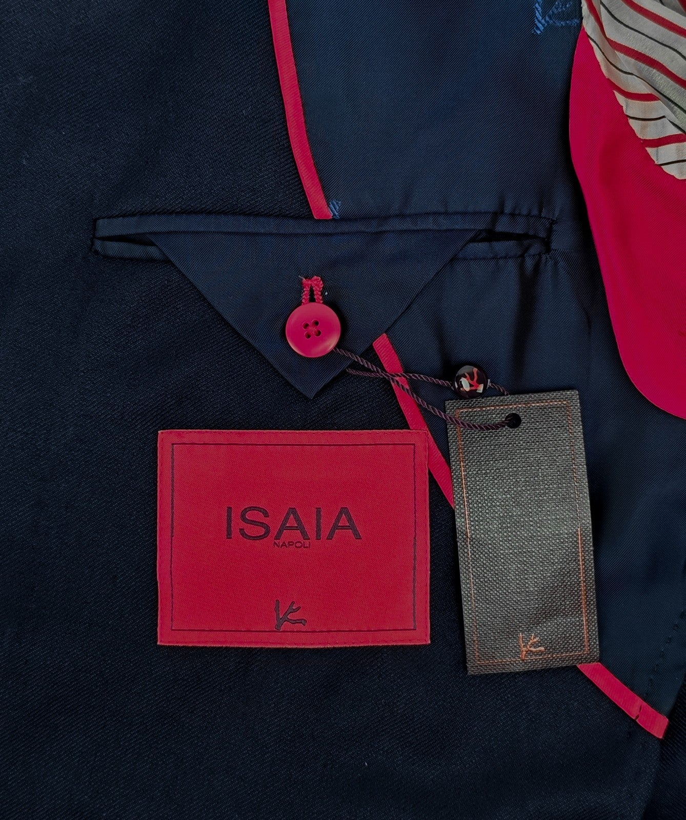 $6120 ISAIA "Capri" Aquacashmere - Silk Blue Jacket Sport Coat 36 US / 46 EU 8R