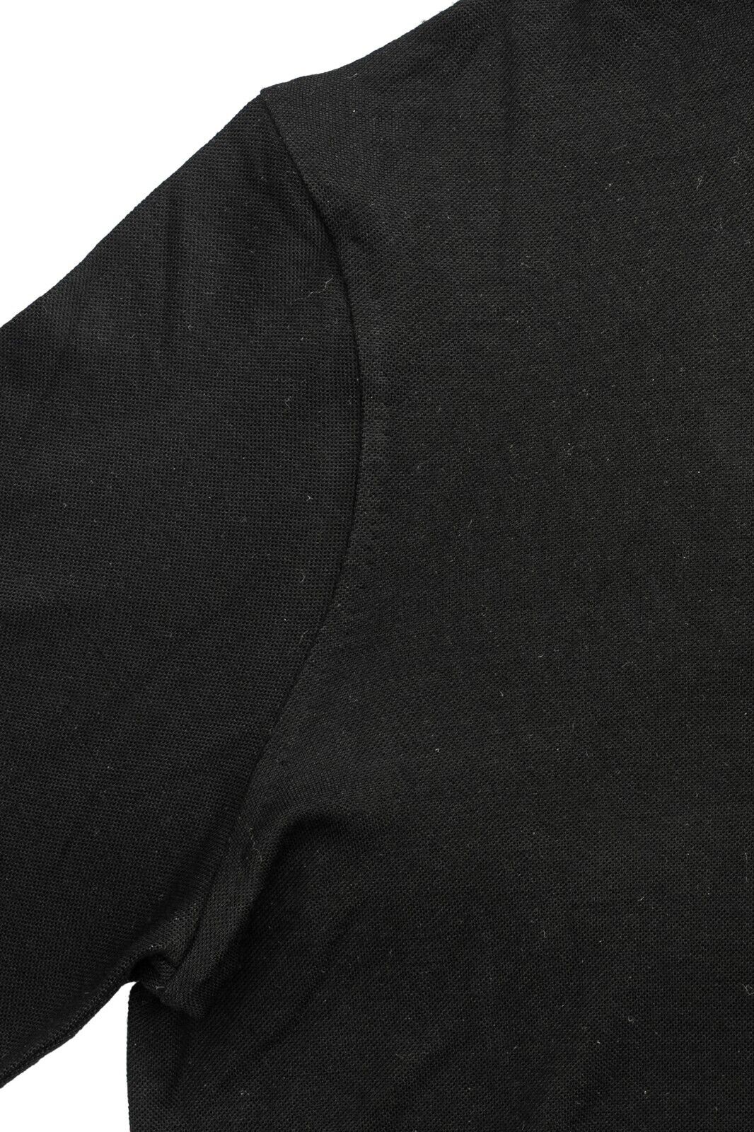 1200$ ISAIA NAPOLI "Iconico" Black Sartorial Knit Polo Sweater Wool Hand-Sewn
