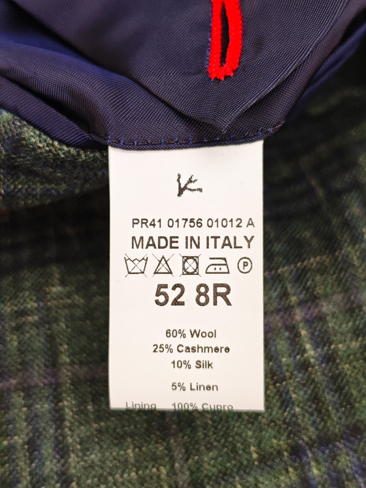 $6190 ISAIA "Capri" Green Sport Coat Wool Cashmere Silk Linen 42 US / 52 EU 8R