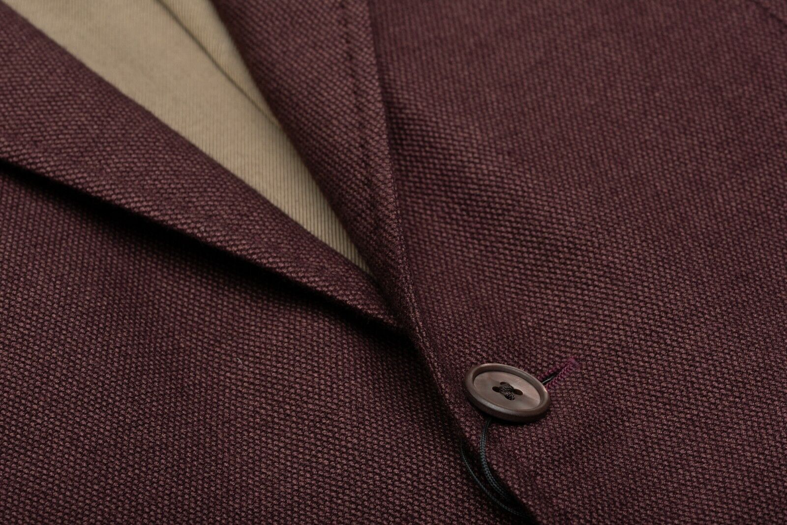 1450$ CORNELIANI Jacket Blazer Wine Wool Silk + Leather 42 US / 52 EU 7R Stretch