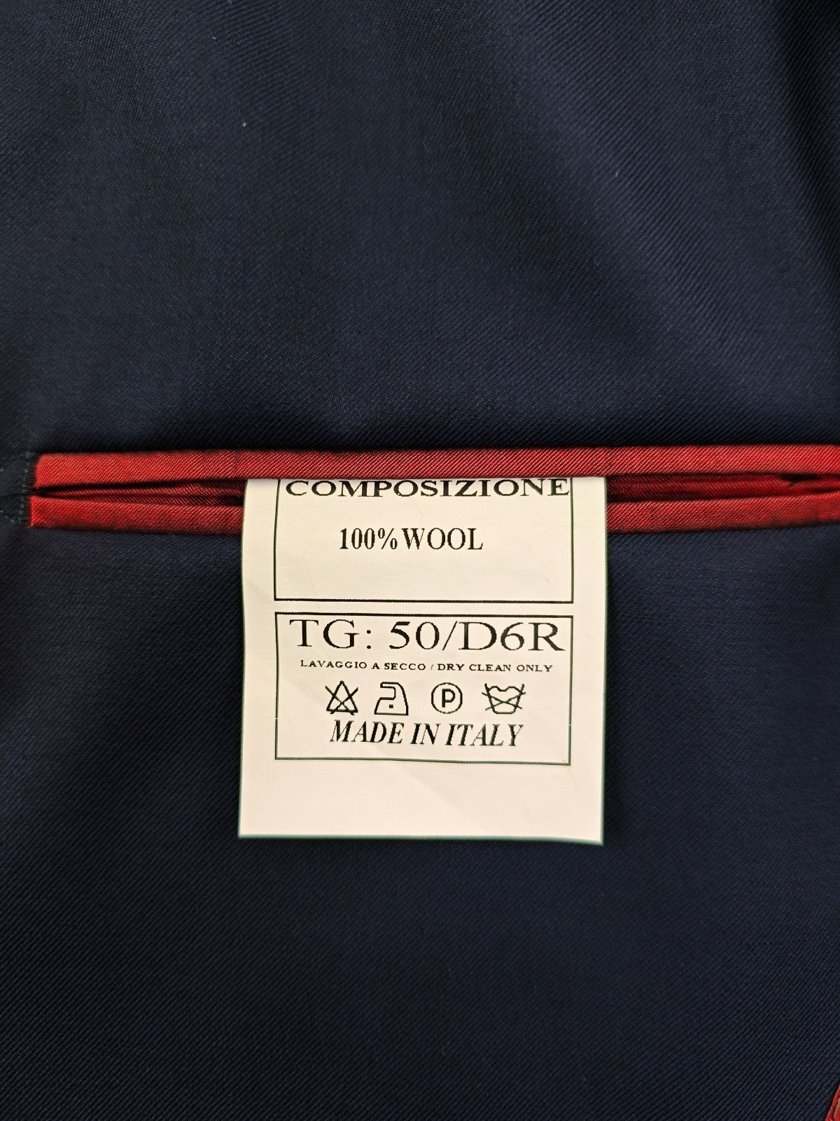 $1750 RUBINACCI NAPOLI Blue Navy Solid Unlined Jacket Fine Wool