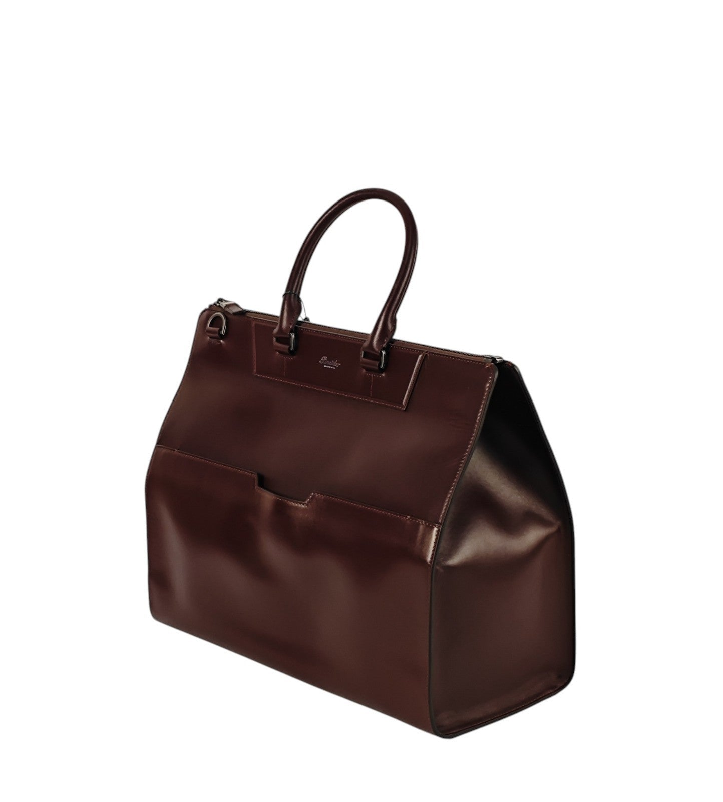 2050$ PINEIDER FIRENZE 1774 "Metro Smooth" Travel Weekend Medium Duffle Bag Rum