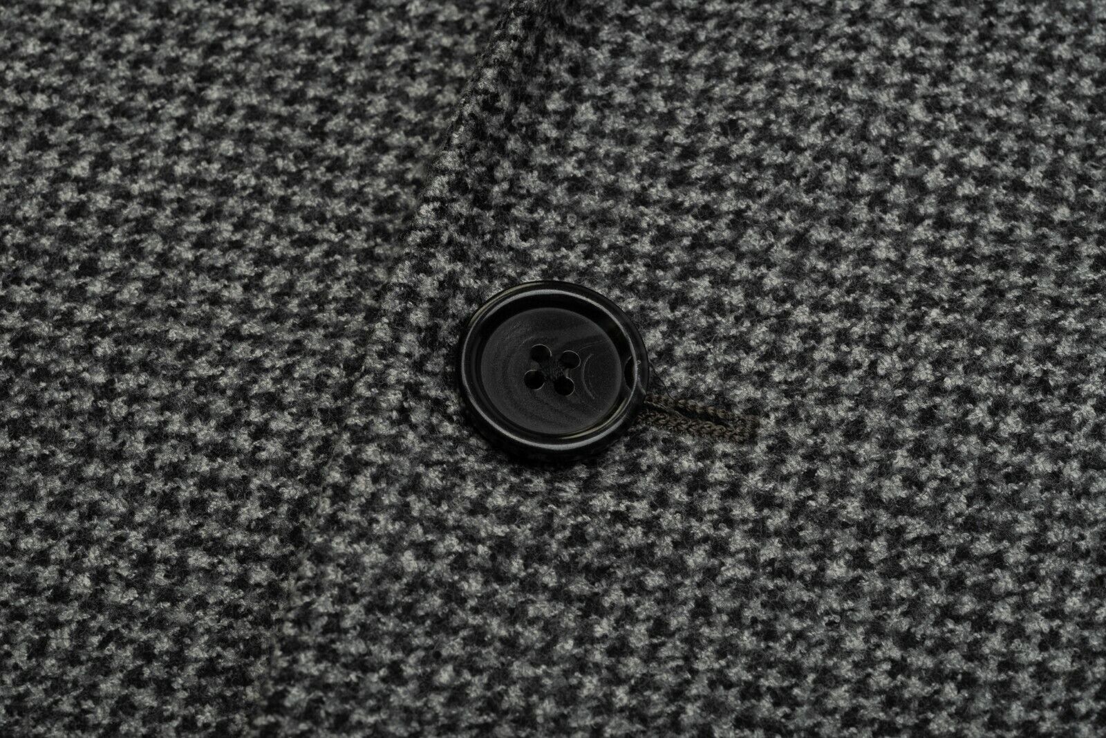 2000$ CORNELIANI Sartorial Coat Gray Houndstooth Virgin Wool 40 US / 50 EU 7R