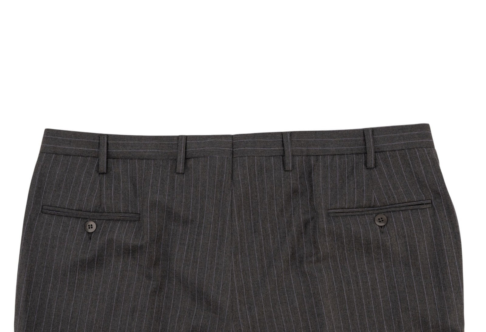 2900$ SARTORIO NAPOLI by KITON Gray Suit Wool 120's Pinstripe 46 US / 56 IT
