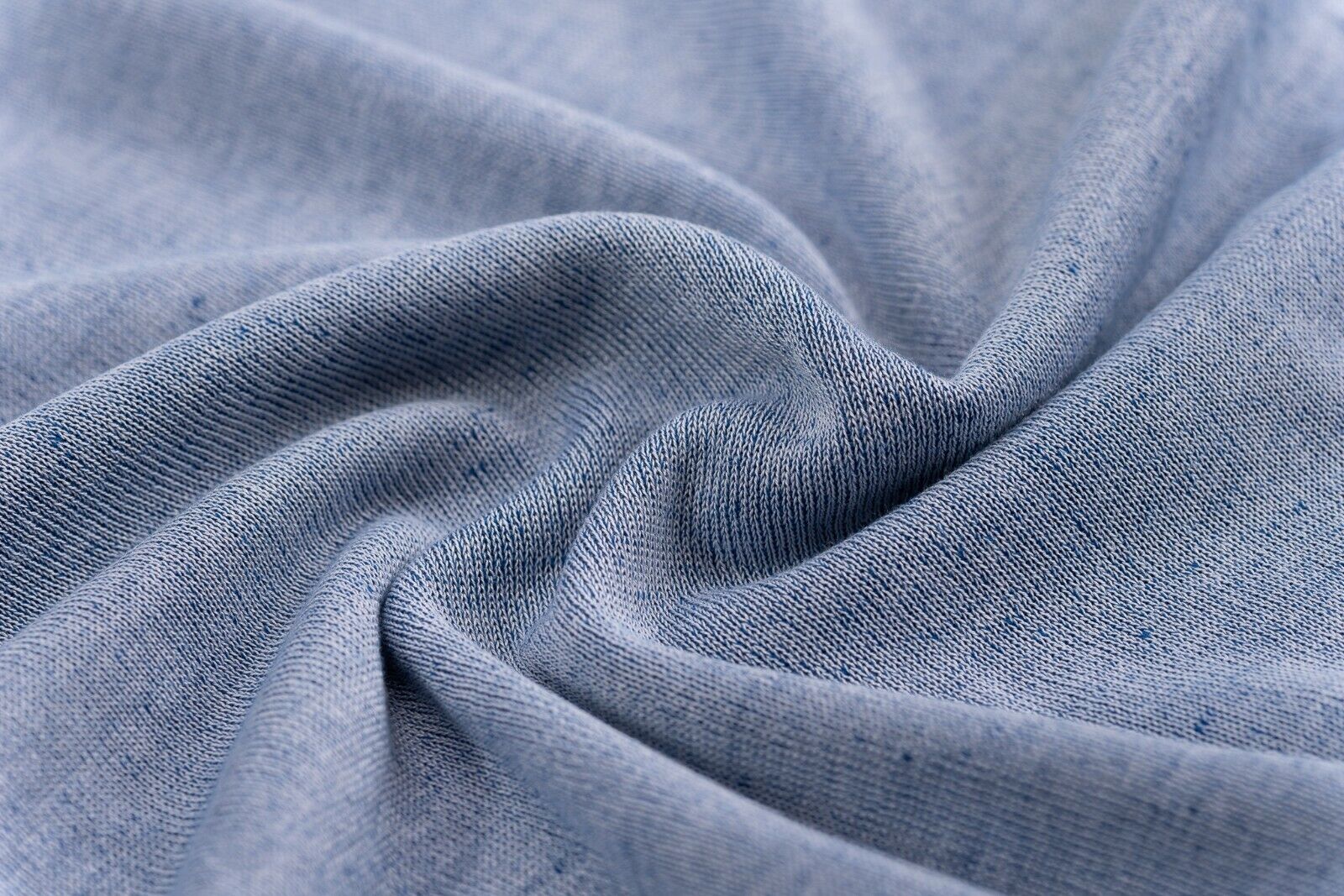 Italian Luxury Knitwear GRAN SASSO Sweatshirt Sweater Blue Cotton 40 US / 50 EU