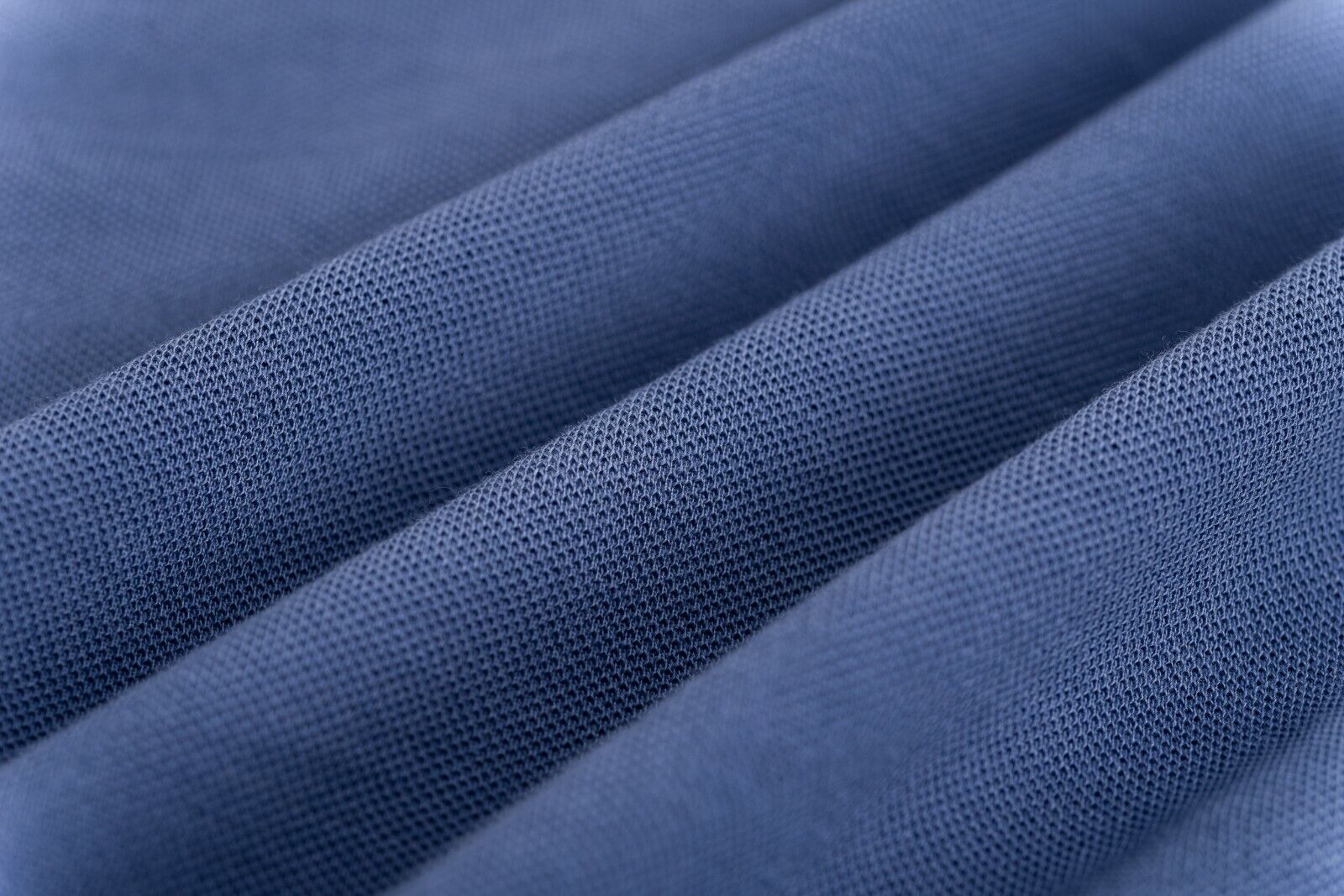 Luxury Knitwear FIORONI CASHMERE by Attolini Polo Cotton Indigo 40 US / 50 EU