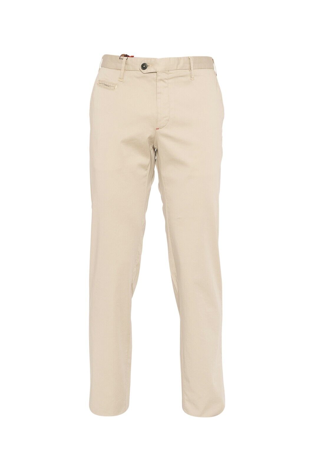 850$ ISAIA NAPOLI Beige Chino Trousers Sport Pant Soft Cotton / Silk