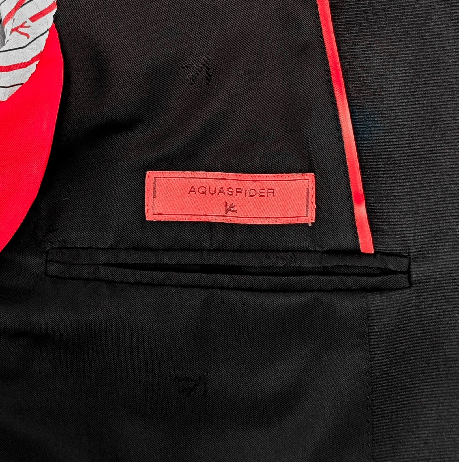 $5750 ISAIA "Sanita" Aquaspider Black Tuxedo Jacket Sport Coat 36 US / 46 EU 8R